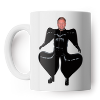Black Gimp suit Face Mug